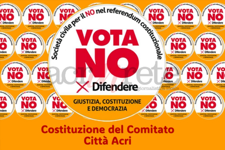 Al referendum votiamo NO