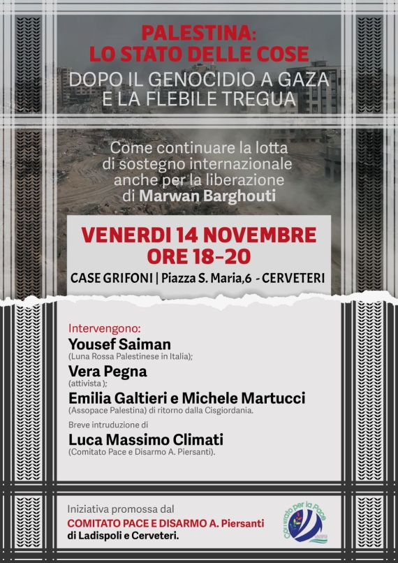 PALESTINA: LO STATO DELLE COSE