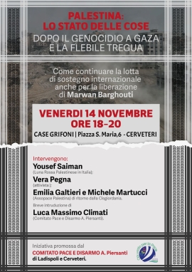 PALESTINA: LO STATO DELLE COSE