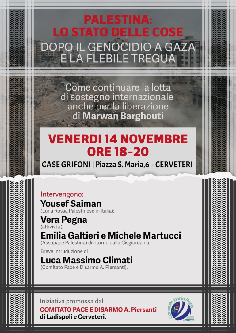 PALESTINA: LO STATO DELLE COSE