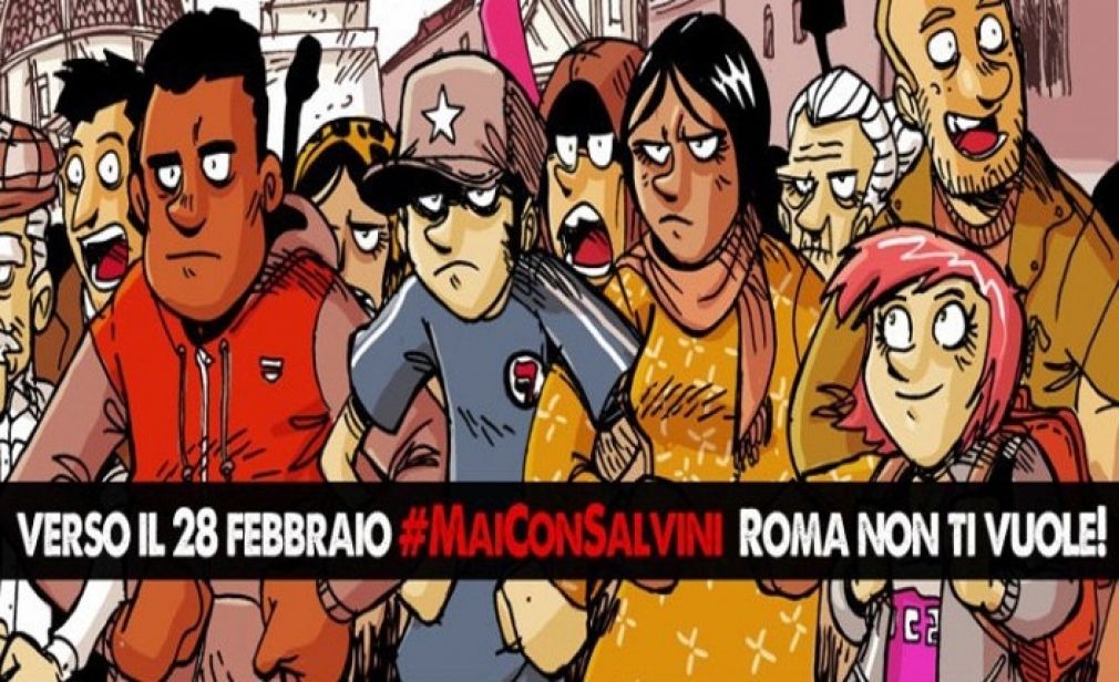 Non c&#039;è Matteo che tenga. “No razzismo, no omofobia”... Salvini vattene!