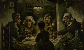 I mangiatori di patate di Vincent van Gogh 1865