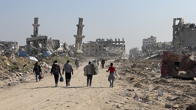 Ultime notizie sul genocidio e l'eroica resistenza palestinese videointervista a Samir Al Qaryouti