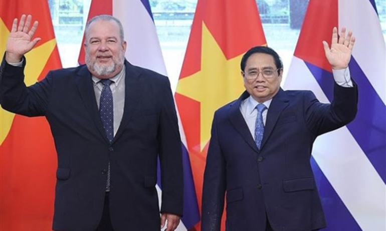 Visita del primo ministro cubano in Vietnam